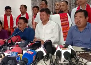 কাৰ্বি আংলঙত ঐতিহাসিক বিজয়ৰ পিছত তুলিৰাম ৰংহাঙৰ সংবাদমেল
