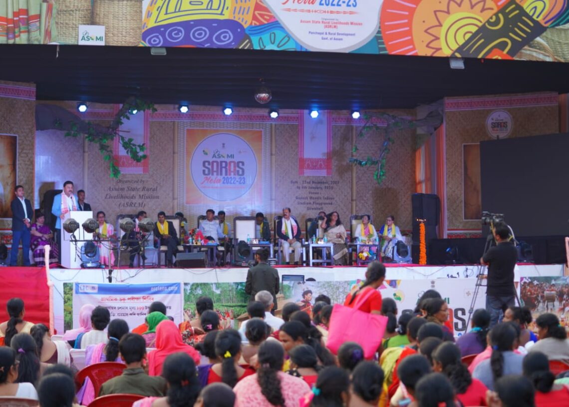 "অসম চৰচ মেলা ২০২২-২৩" ৰ আনুষ্ঠানিক শুভ উদ্বোধন বিভাগীয় মন্ত্ৰী ৰণজিৎ কুমাৰ দাসৰ : 3 Asomi Saras Mela 2022-23