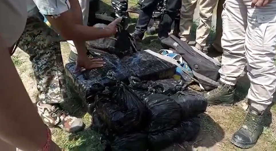 Ganja Recovered I লাহৰিজান চাহ বাগানত বুজন পৰিমানৰ গাঞ্জাসহ তিনি সৰবৰাহকাৰী আটক 2 Lahorijanp4 | ASSAM TIMES POST