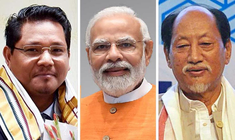 মোদী-শ্বাহৰ উপস্থিতিত উত্তৰ-পূবৰ দুই মুখ্যমন্ত্ৰীৰ শপত গ্ৰহণ 3 modi1 | ASSAM TIMES POST
