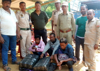 কাৰ্বি আংলং আৰক্ষীৰ অভিযানত গাঁজা আৰু বাৰ্মিজ চুপাৰি জব্দ : ৩ আটক