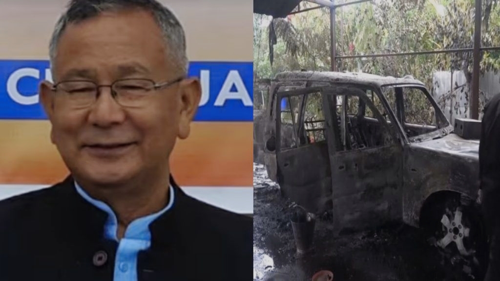 Manipur Violence Escalates I অশান্ত মণিপুৰত কেন্দ্ৰীয় মন্ত্ৰীৰ ঘৰত আক্ৰমণ, উন্মত্ত জনতাৰ অগ্নিসংযোগ 3 Manipur Violence
