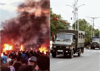 One dead in police firing as mob tries to loot armoury I মণিপুৰত পুনৰ অস্ত্ৰ লুটৰ চেষ্টা : নিহত ১