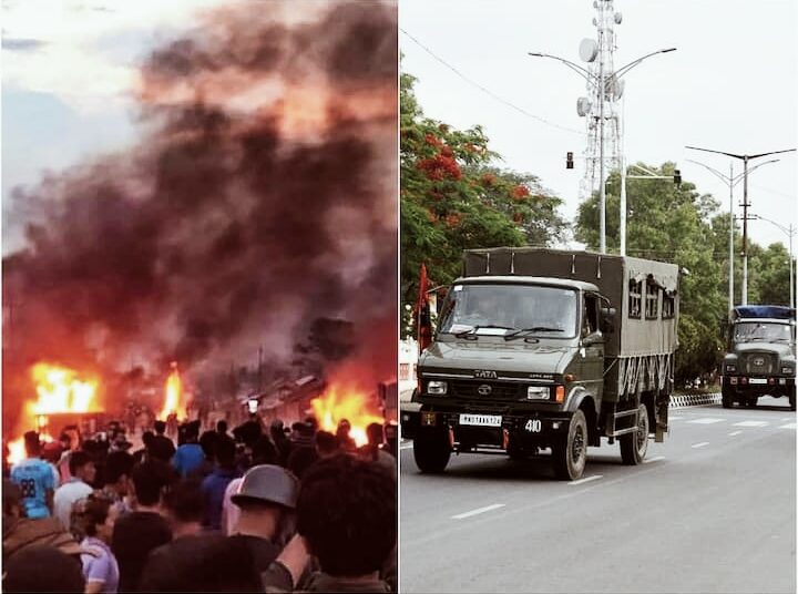 One dead in police firing as mob tries to loot armoury I মণিপুৰত পুনৰ অস্ত্ৰ লুটৰ চেষ্টা : নিহত ১ 1 One dead in police firing as mob tries to loot armoury I মণিপুৰত পুনৰ অস্ত্ৰ লুটৰ চেষ্টা : নিহত ১
