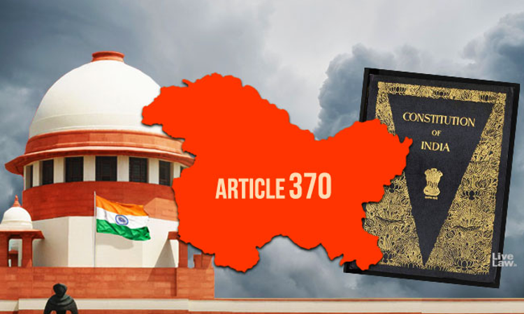 Dismissal of Petition Seeking Declaration of Constitutionality of Article 370 Abrogation by Supreme Court 1 Dismissal of Petition Seeking Declaration of Constitutionality of Article 370 Abrogation by Supreme Court