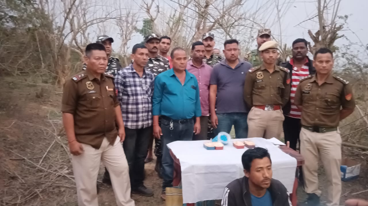 Khatkhati Police Seize Major Drug Stash from Young Trafficker
