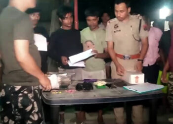 Heroin recovered in Lahorijan : লাহৰিজানত হেৰ’ইনসহ আটক ডিফুৰ যুৱক