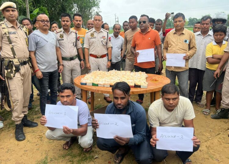 Major Drug Bust in Golaghat: Three Suppliers Arrested in Crackdown 1 Major Drug Bust in Golaghat: Three Suppliers Arrested in Crackdown