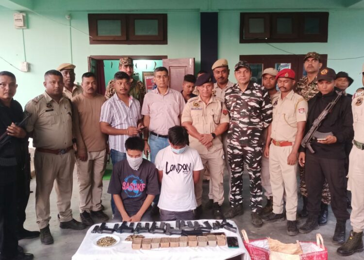 A Major success for Karbi Anglong police : 8 pistols and 501 live bullets seized on the Assam-Nagaland border 1 A Major success for Karbi Anglong police : 8 pistols and 501 live bullets seized on the Assam-Nagaland border