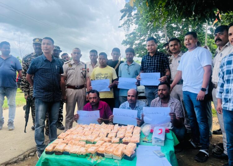 Heroin worth more than ₹4 crore seized in Golaghat District : 1 Heroin worth more than ₹4 crore seized in Golaghat District :