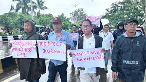Outrage in Manipur: Police Officer Suspended for Brutal Assault on TV Reporter 3 Police Officer Suspended for Brutal Assault on TV Reporter
