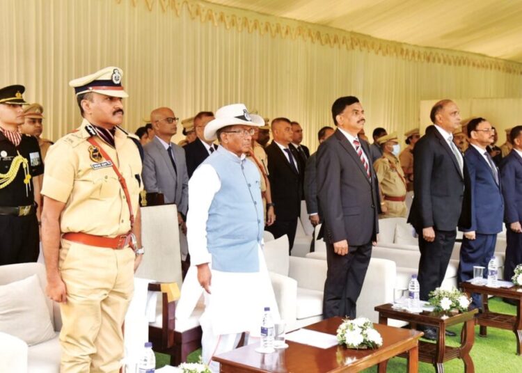 Honoring Bravery I Governor LP Acharya’s Heartfelt Tribute to Fallen Heroes on Police Commemoration Day 1 Honoring Bravery I Governor LP Acharya’s Heartfelt Tribute to Fallen Heroes on Police Commemoration Day