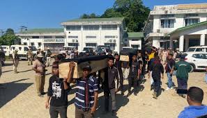 Tension Mounts in Silchar as Hmar Association Protests Airlifting of Bodies 3 Tension Mounts in Silchar as Hmar Association Protests Airlifting of Bodies
