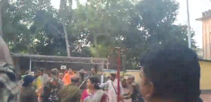 Massive Protests Erupt Outside Bangladesh Assistant High Commissioner’s Office in Agartala 3 Massive Protests Erupt Outside Bangladesh Assistant High Commissioner’s Office in Agartala