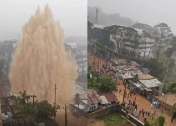 Shocking Catastrophe I Enormous Pipe Burst Devastates Guwahati’s Kharguli 