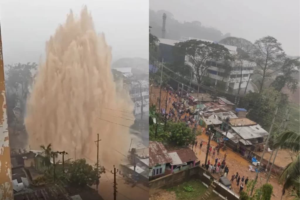 Shocking Catastrophe I Enormous Pipe Burst Devastates Guwahati’s Kharguli 3 Shocking Catastrophe I