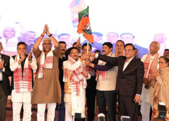 Assam BJP : ৰাজ্যিক বিজেপিৰ সভাপতিৰ দায়িত্ব গ্ৰহণ দিলীপ শইকীয়াৰ