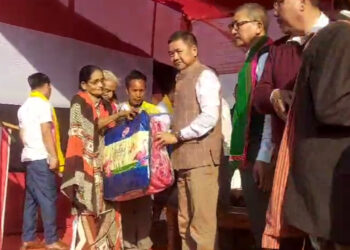 Public Exchange of Views : ধনশিৰিত ৰাজহুৱা মত-বিনিময়ত অংশগ্ৰহণ CEM তুলিৰাম ৰংহাঙৰ 
