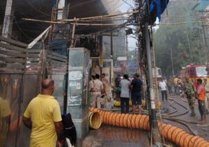Fire at Fancybazar I ফাঁচীবজাৰত অগ্নিকাণ্ডত নিহত ১, গুৰুতৰভাৱে আহত ৩ 3 Fire at Fancybazar I