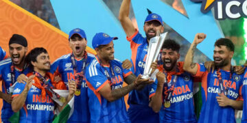 T-20 World Cup 2026 : বিশ্বকাপ বিজয়ী ভাৰতীয় দলৰ বাবে ১৩১ কোটিৰ পুৰস্কাৰ ঘোষণা বিচিচিআইৰ 6 T-20 World Cup 2026 : বিশ্বকাপ বিজয়ী ভাৰতীয় দলৰ বাবে ১৩১ কোটিৰ পুৰস্কাৰ ঘোষণা বিচিচিআইৰ
